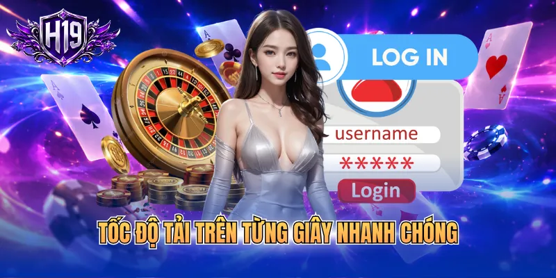 Tốc độ tải trên từng giây nhanh chóng
